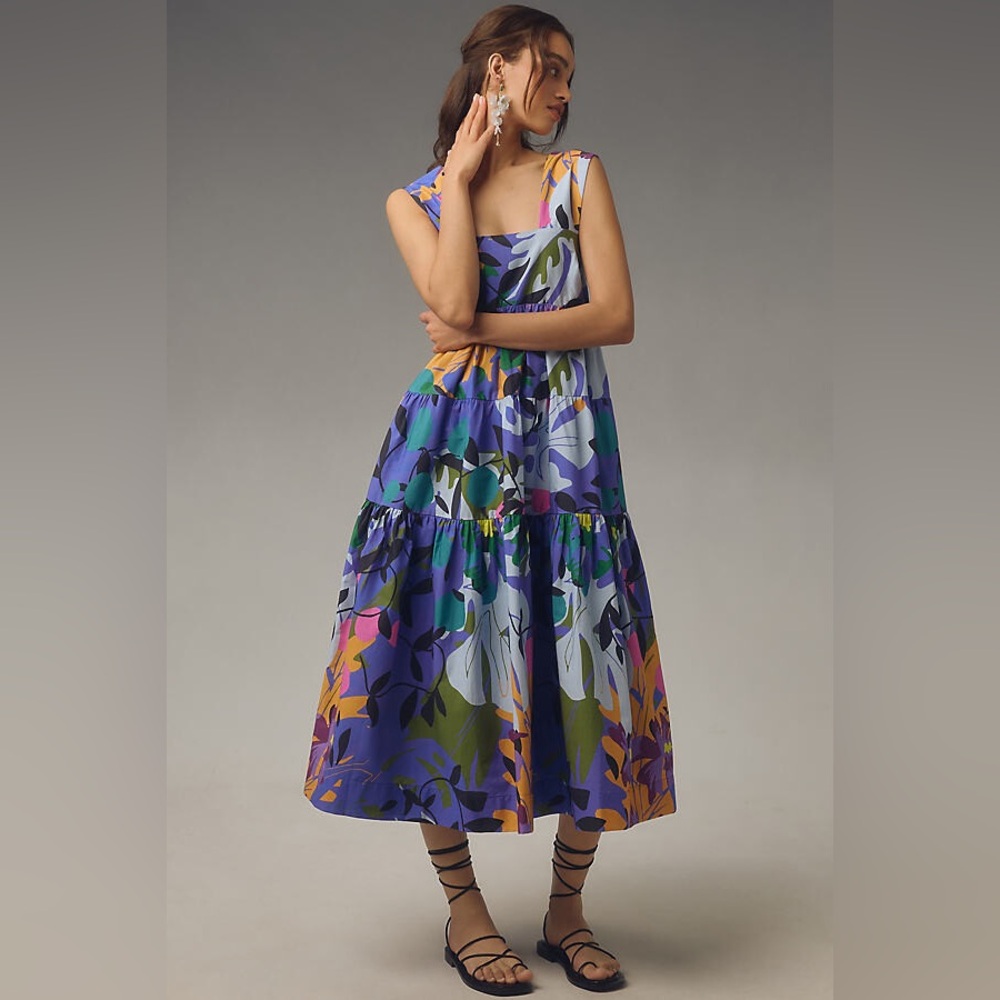 NWT Anthropologie Helena smocked dress